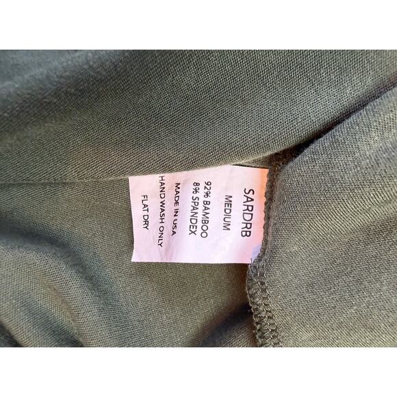 SOZY Med Green Maxi Dress Sleeveless Forest Green - Picture 5 of 10